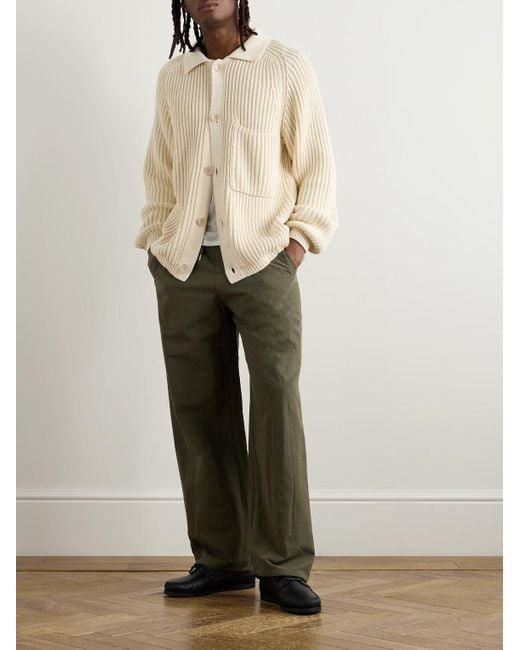 Pantaloni A Gamba Larga di A Kind Of Guise in Green da Uomo