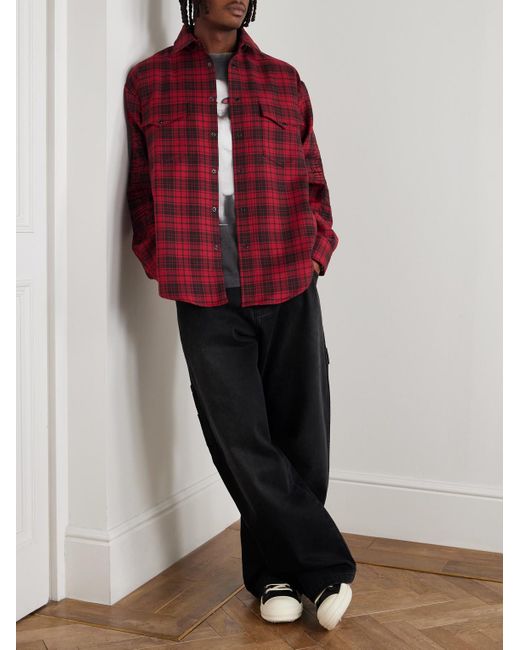 Vetements Blue Hip-hop Straight-leg Jeans for men