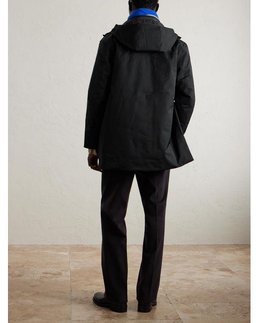 NN07 Black Blake 8240 Padded Recycled-Twill Parka for men