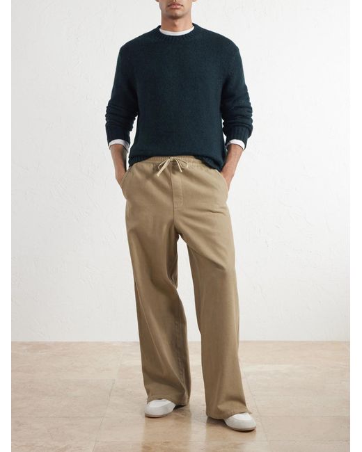 NN07 Blue Lee 6598 Merino Wool-Blend Sweater for men
