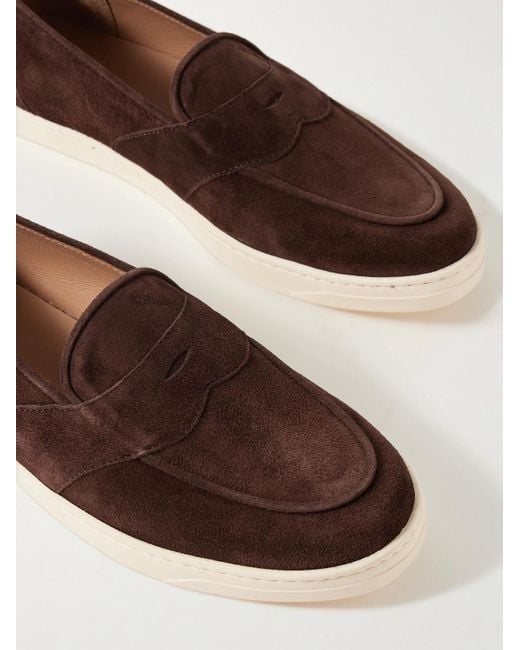 Mocassini di George Cleverley in Brown da Uomo