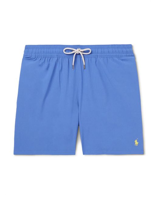 Polo Ralph Lauren Blue Traveler Straight-leg Mid-length Recycled Swim Shorts for men