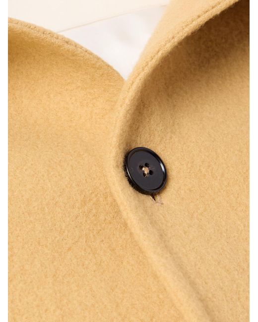 Jil Sander Natural Wool-Felt Overshirt for men