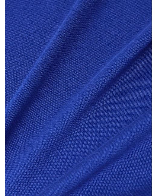 Tom Ford Blue Silk Sweater for men