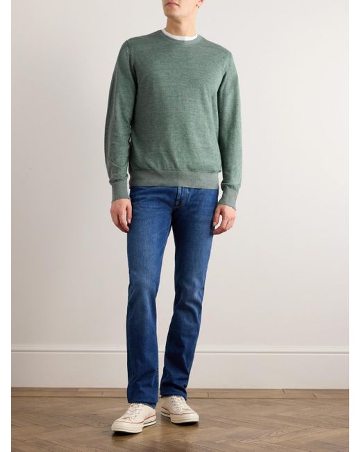 Hartford Green Linen And Cotton-blend Sweater for men