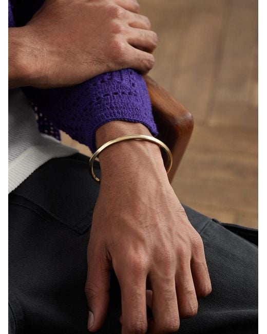 Heart 18-Karat Diamond Cuff di MAOR in Black da Uomo