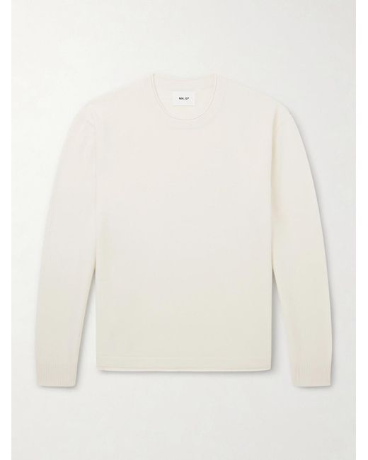 NN07 Natural Sammy 60026 Wool Sweater for men