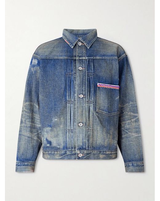 Neighborhood Blue Savage Type-1 Denim Jacket for men