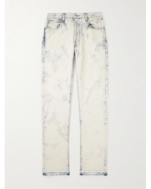 GALLERY DEPT. White Surf Side Straight-Leg Distressed Denim for men