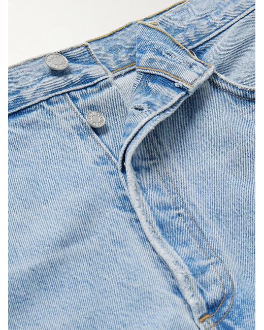 Agolde Blue 90's Straight-leg Distressed Jeans for men