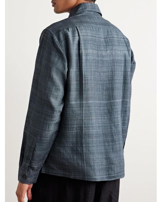 Camicia di Kartik Research in Blue da Uomo