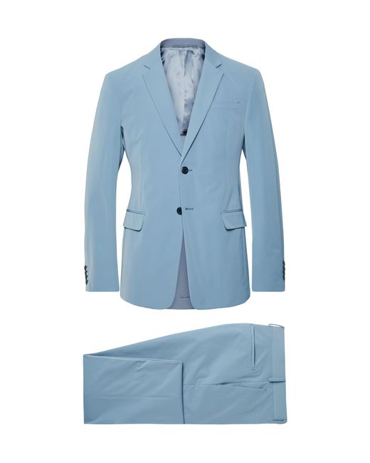 Prada Light-blue Slim-fit Tech-twill Suit for men