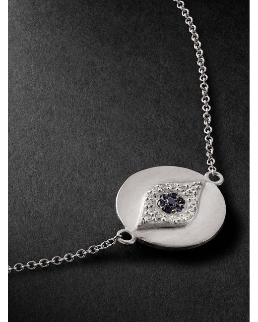 Ileana Makri Black Golden Eye, Sapphire And Diamond Bracelet for men