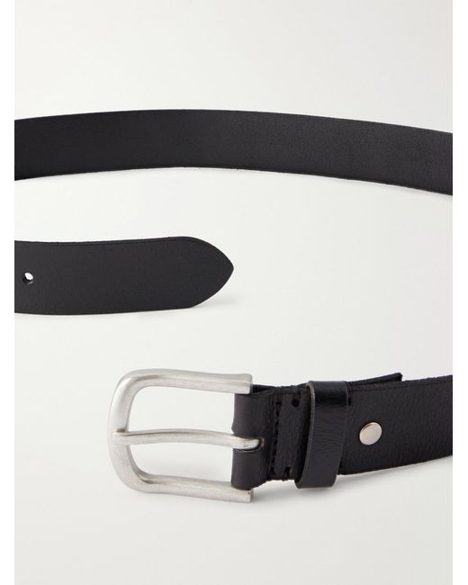 Corridor NYC Black 3Cm Leather Belt for men