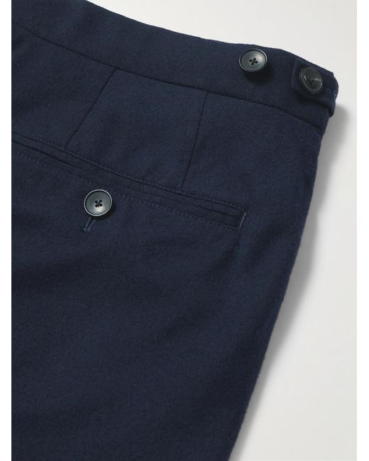 Mr P. Blue Philip Slim-Fit Super 150S Wool Suit Trousers for men