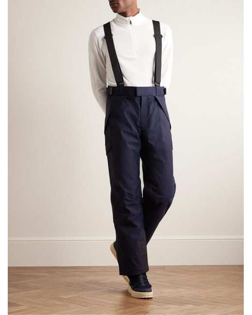 Loro Piana Blue Lech Straight-leg Padded Storm System® Virgin Wool-blend Ski Salopettes for men