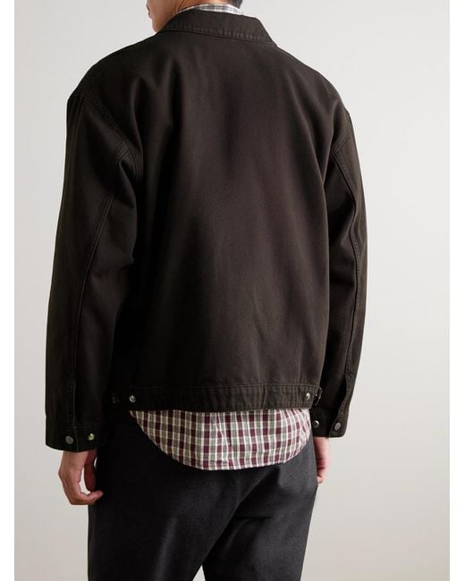 NN07 Black Petrus 1874 Organic Denim Jacket for men