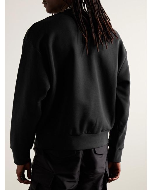 Moncler Genius Black Roc Nation By Jay-z Logo-print Cotton-jersey Sweatshirt for men