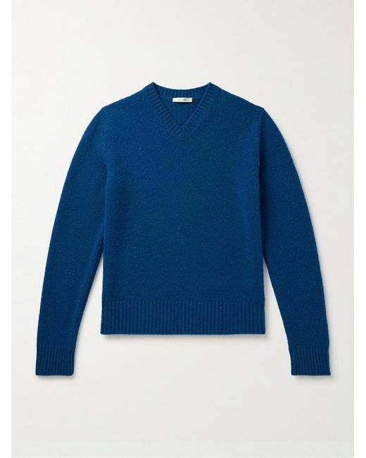 The Row Blue Nigel Wool Sweater for men