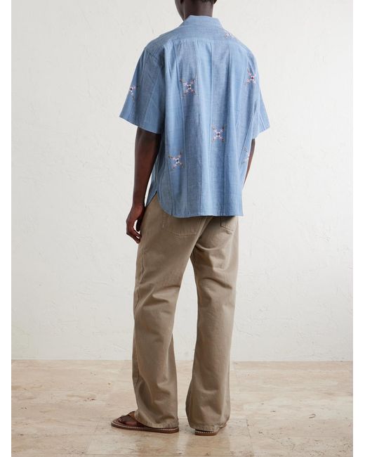 Kardo Blue Ronen Cotton Shirt for men