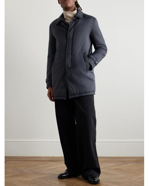 Herno Blue Padded Shell Jacket for men
