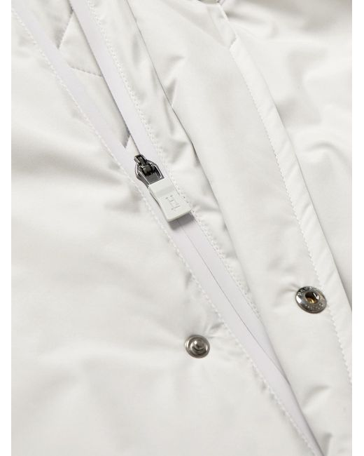 Laminar White Shell Down Parka for men