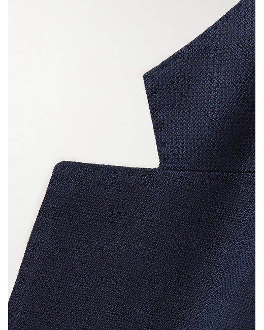 Peter Millar Blue Excursionist Flex Unstructured Wool-Blend Blazer for men