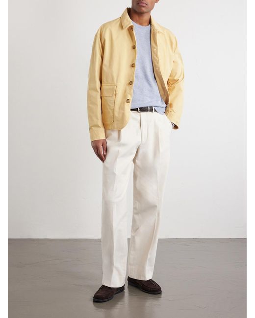 Fedeli Blue Cashmere Sweater for men