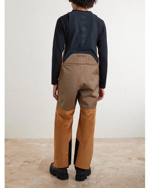 Sease Brown Glüna Straight-Leg Ski Salopettes for men