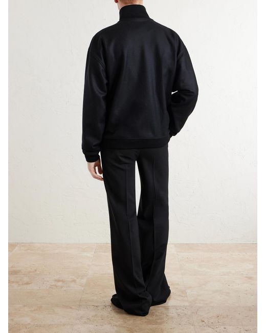 Jil Sander Black Wool-Felt Jacket for men
