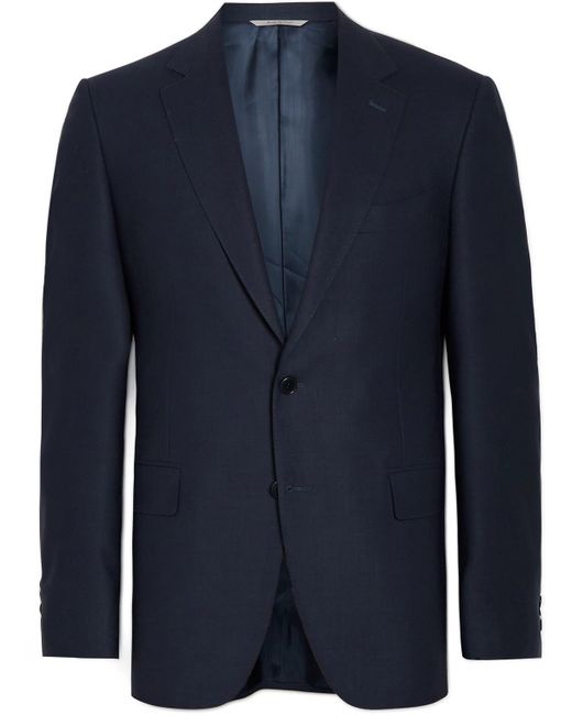 Canali Impeccable Slim-fit Super 130s Wool Suit Jacket in Blue for Men ...