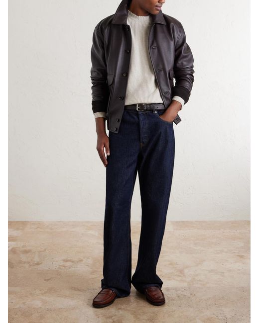 John Smedley White Bill Nighy Cashmere And Wool-Blend Sweater for men