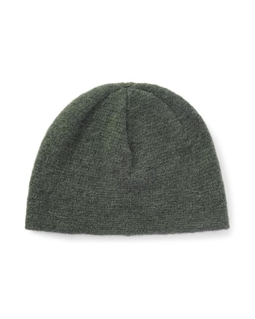 Our Legacy Green Brushed Alpaca-blend Beanie for men