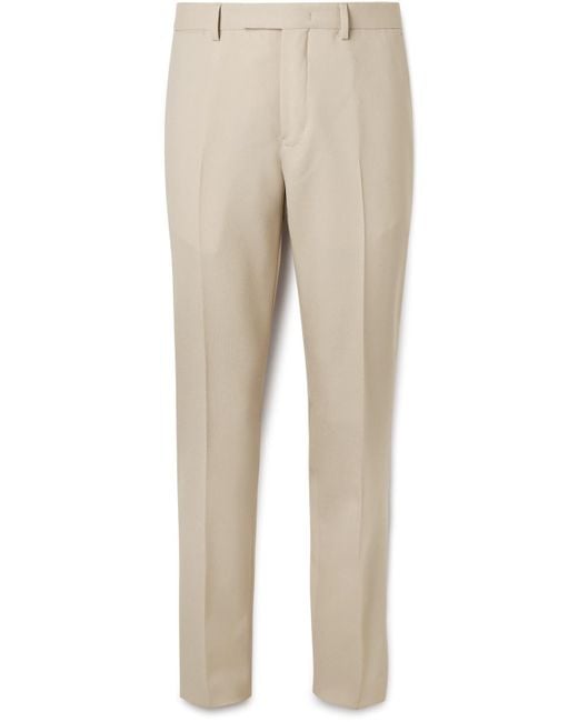 Mr P. Natural Phillip Straight-leg Wool And Mohair-blend Suit Trousers for men