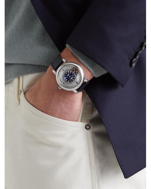 Bovet Black Récital 21 Limited Edition Hand-wound Perpetual Calendar Titanium Watch, Ref. R210002 for men
