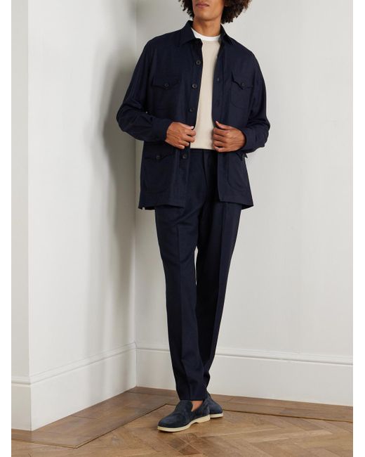 Rubinacci Natural Cashmere Sweater for men