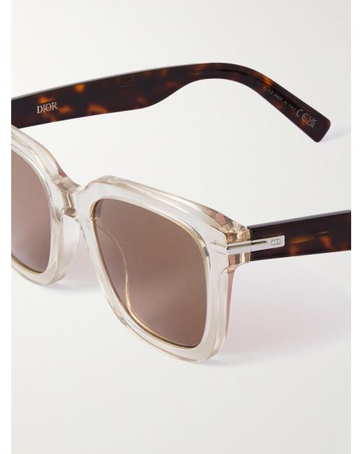 Dior Natural Diorblacksuit S10i D-frame Acetate Sunglasses for men