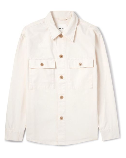 NN07 Natural Roger 1802 Organic Cotton-twill Overshirt for men