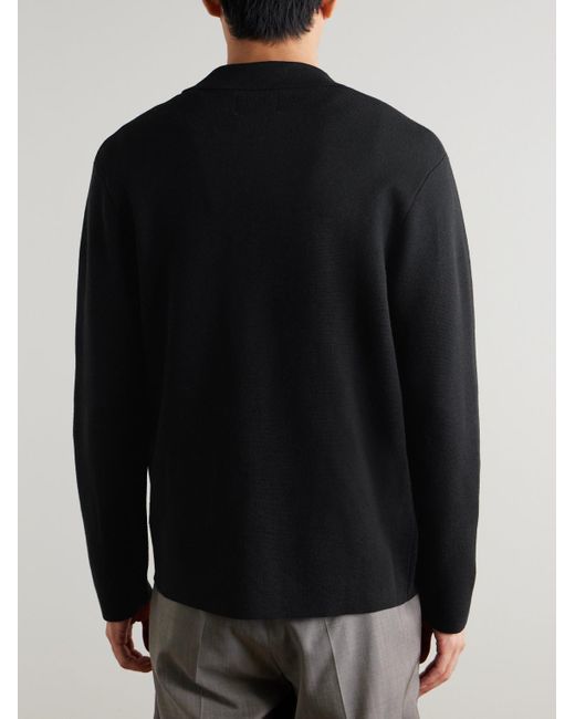 NN07 Black Jonas 6530 Knitted Overshirt for men