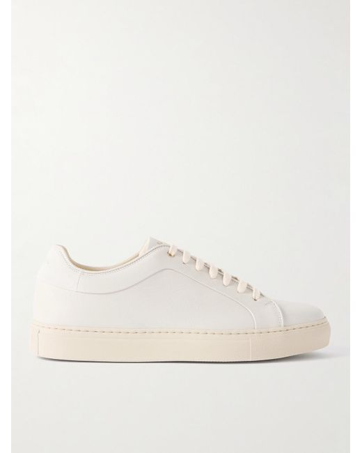 Paul Smith Natural Basso Lux Suede-trimmed Leather Sneakers for men