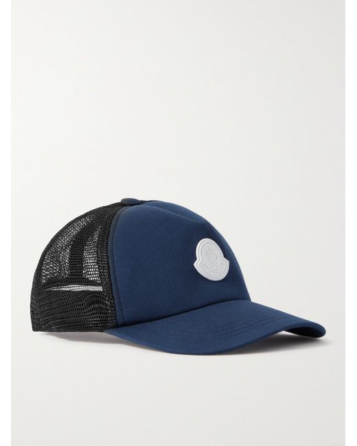 Moncler Genius Blue 2 Moncler 1952 Logo-embroidered Cotton-twill And Mesh Baseball Cap