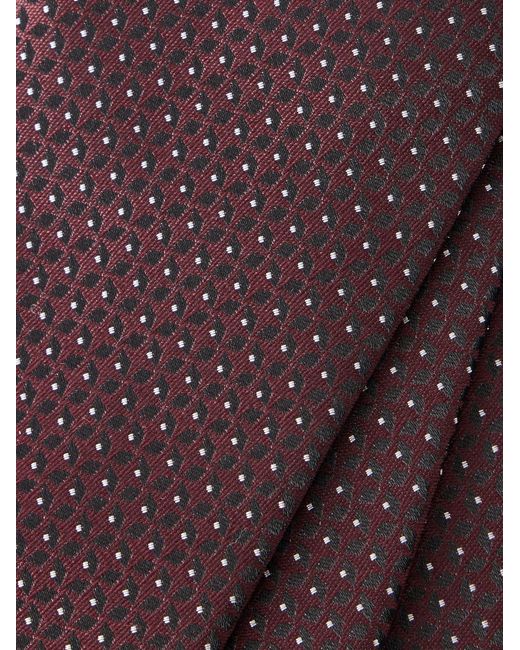 Zegna Purple 8 Cm Silk-Jacquard Tie for men