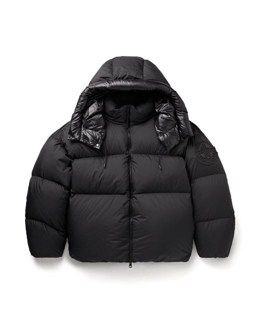 Moncler Genius Black Roc Nation By Jay-z Antila Logo-appliquéd Quilted Shell Hooded Down Jacket for men