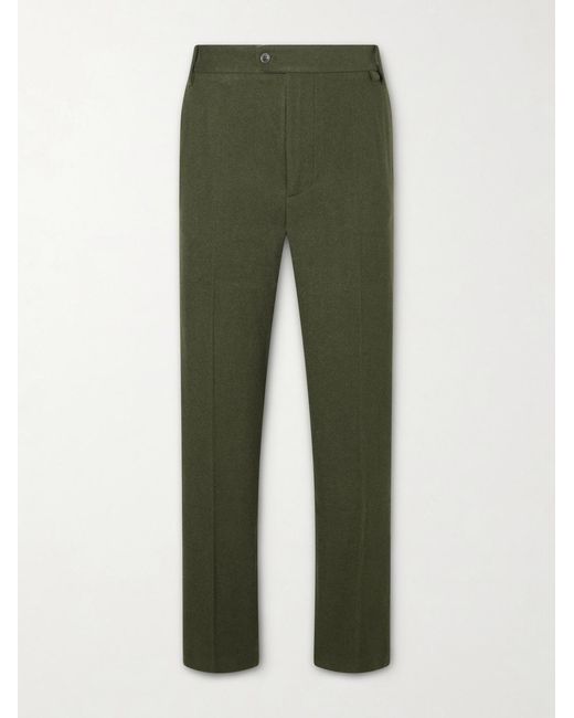 The Elder Statesman Green Tapered Wool for men