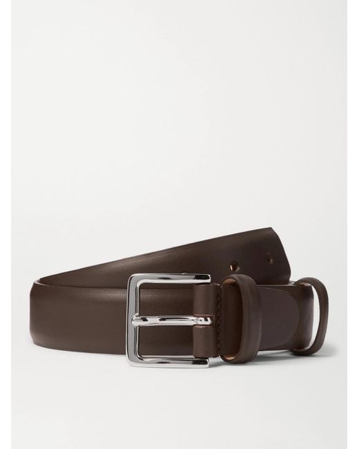 Mr P. Brown 3Cm Leather Belt for men