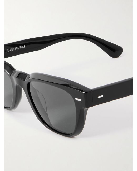 Oliver Peoples Black Rueny D-frame Acetate Sunglasses for men