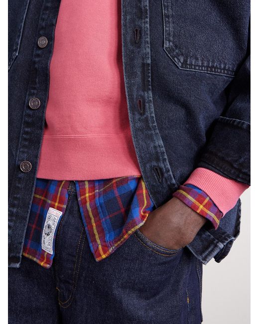 Visvim Pink Jumbo Sb Cotton-Jersey Sweatshirt for men