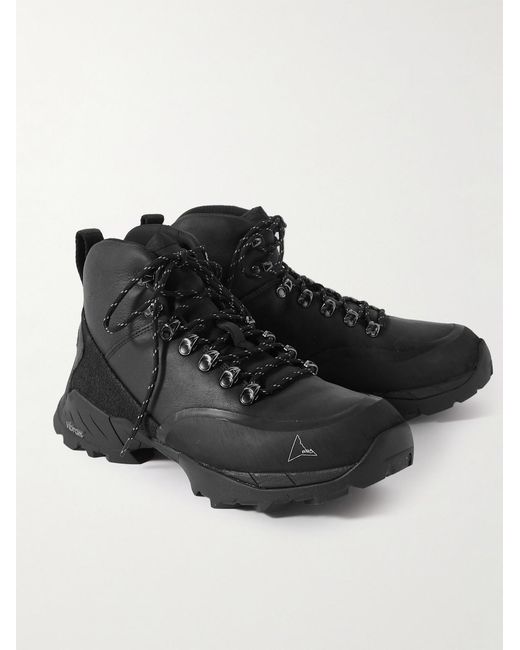 Roa Black Andreas Leather Hiking Boots for men