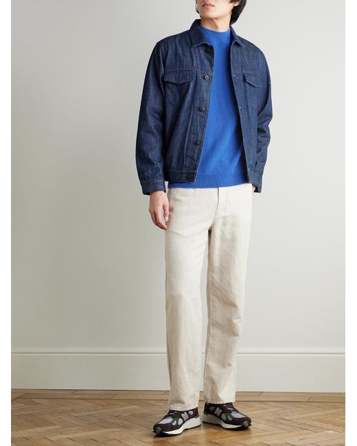 Sunspel Blue Denim Jacket for men