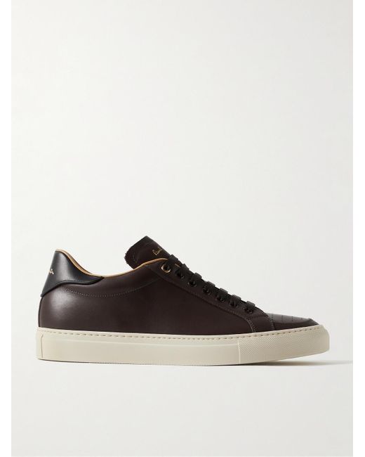 Paul Smith Brown Banff Leather Sneakers for men